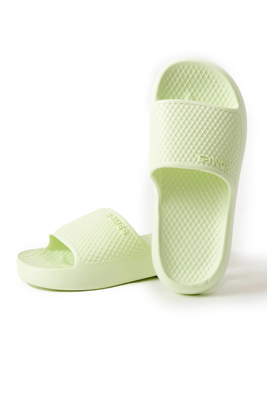 WOMEN'S SOLID COLOR SLIDES - 6 pr pack