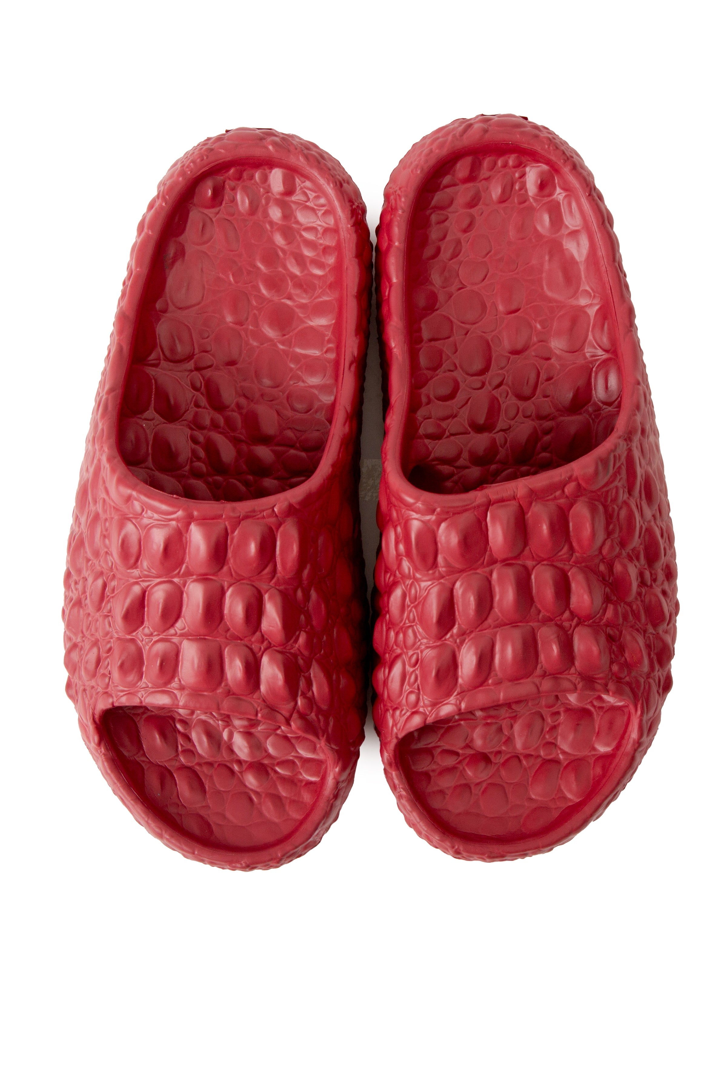 WOMEN'S SOLID COLOR SLIDES - 6 pr pack