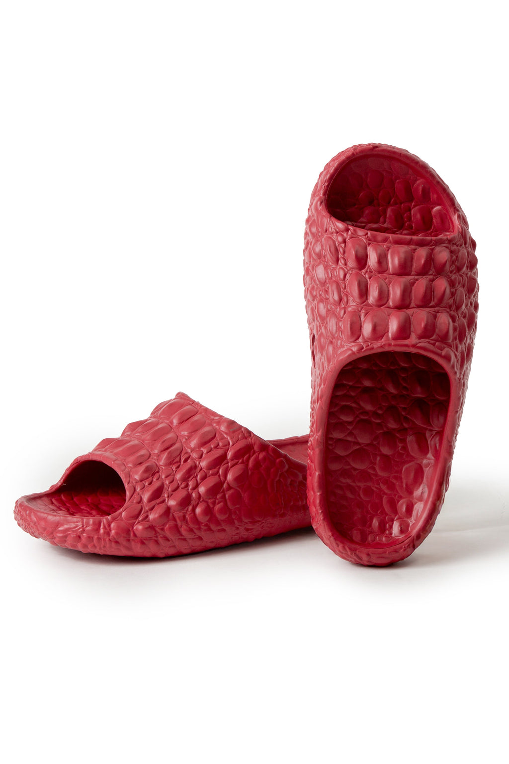 WOMEN'S SOLID COLOR SLIDES - 6 pr pack