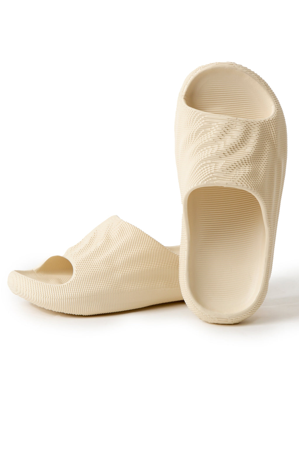 WOMEN'S SOLID COLOR SLIDES - 6 pr pack