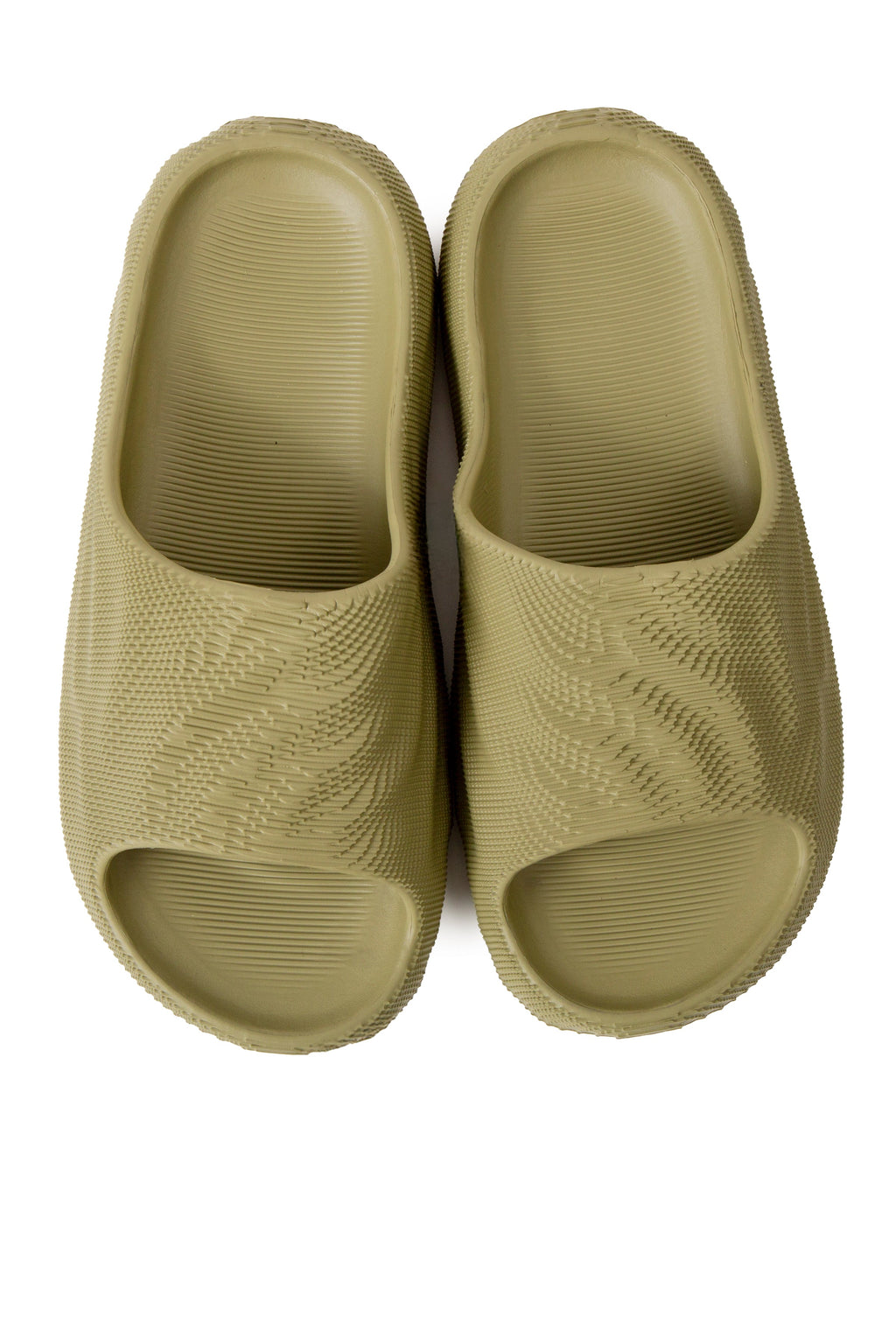 WOMEN'S SOLID COLOR SLIDES - 6 pr pack
