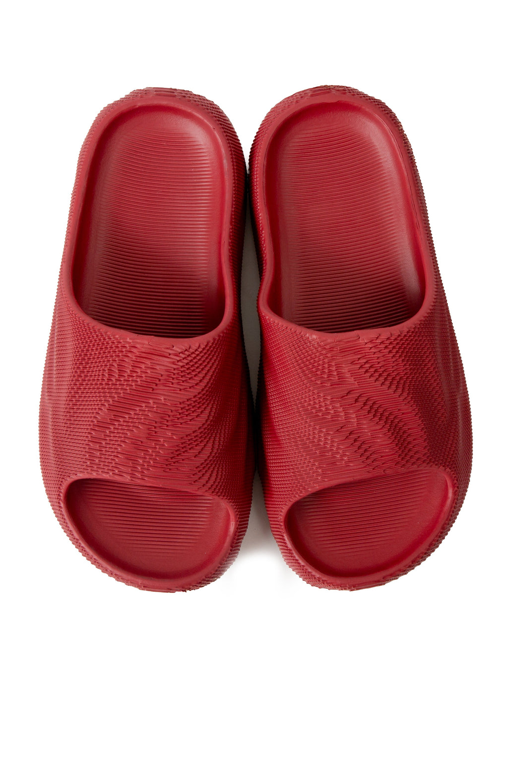 WOMEN'S SOLID COLOR SLIDES - 6 pr pack