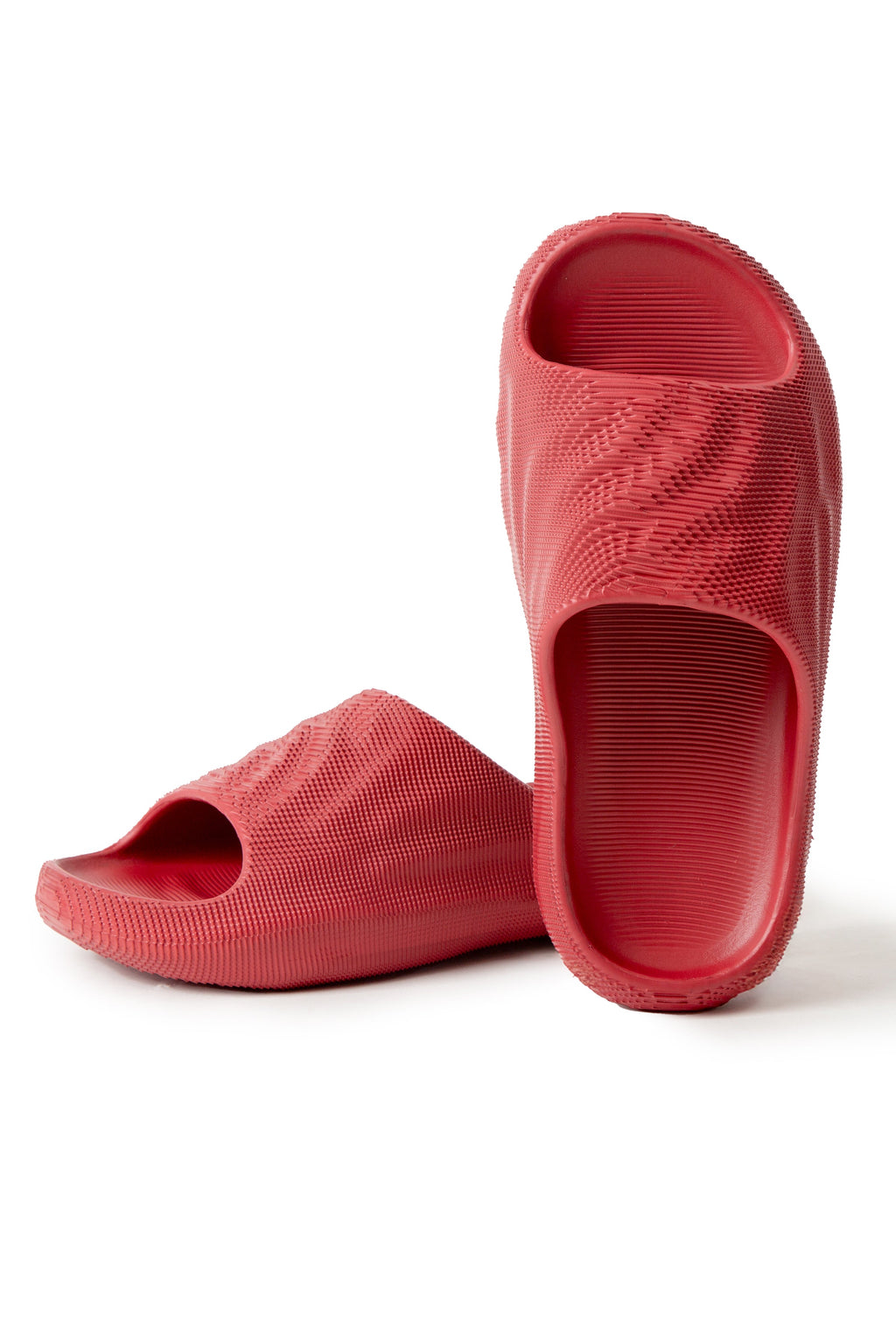 WOMEN'S SOLID COLOR SLIDES - 6 pr pack