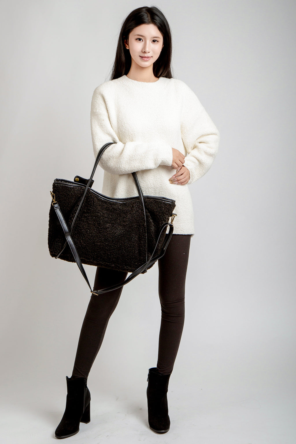 SOLID COLOR TOTE BAG