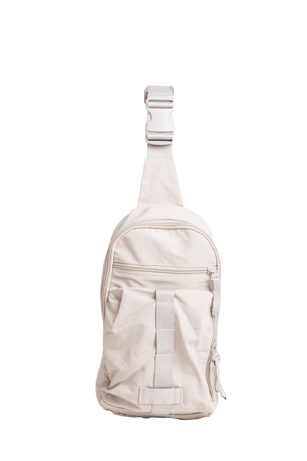 SOLID COLOR CROSSBODY SLING BAG