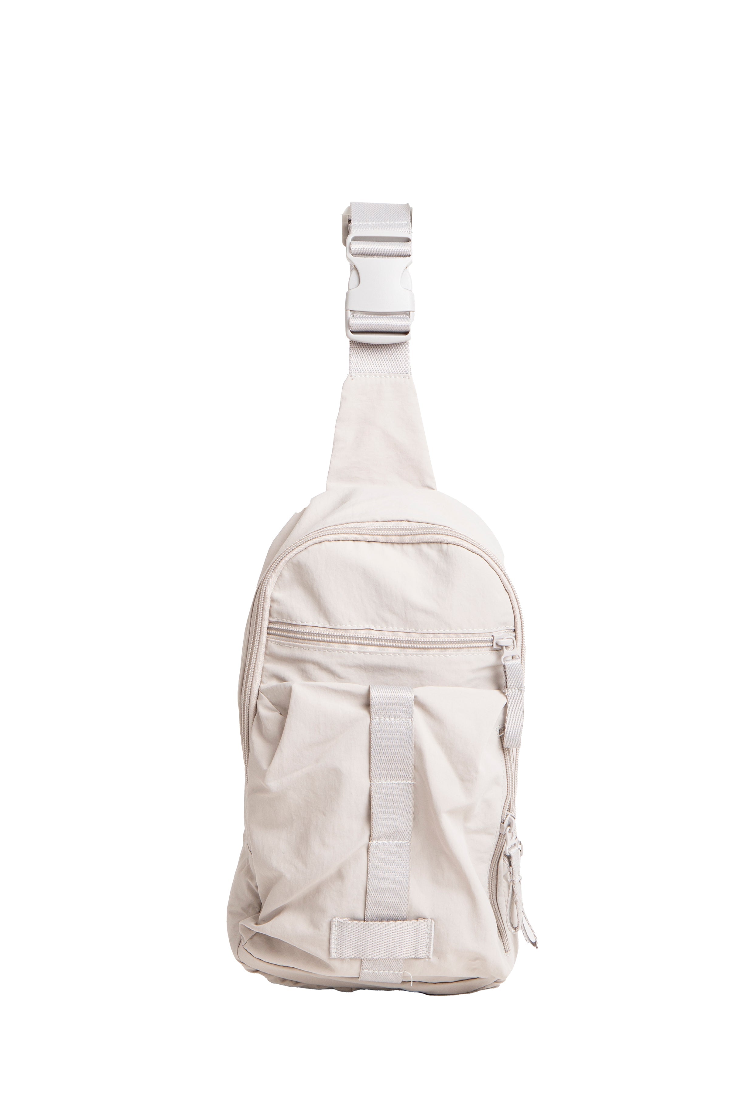 SOLID COLOR CROSSBODY SLING BAG