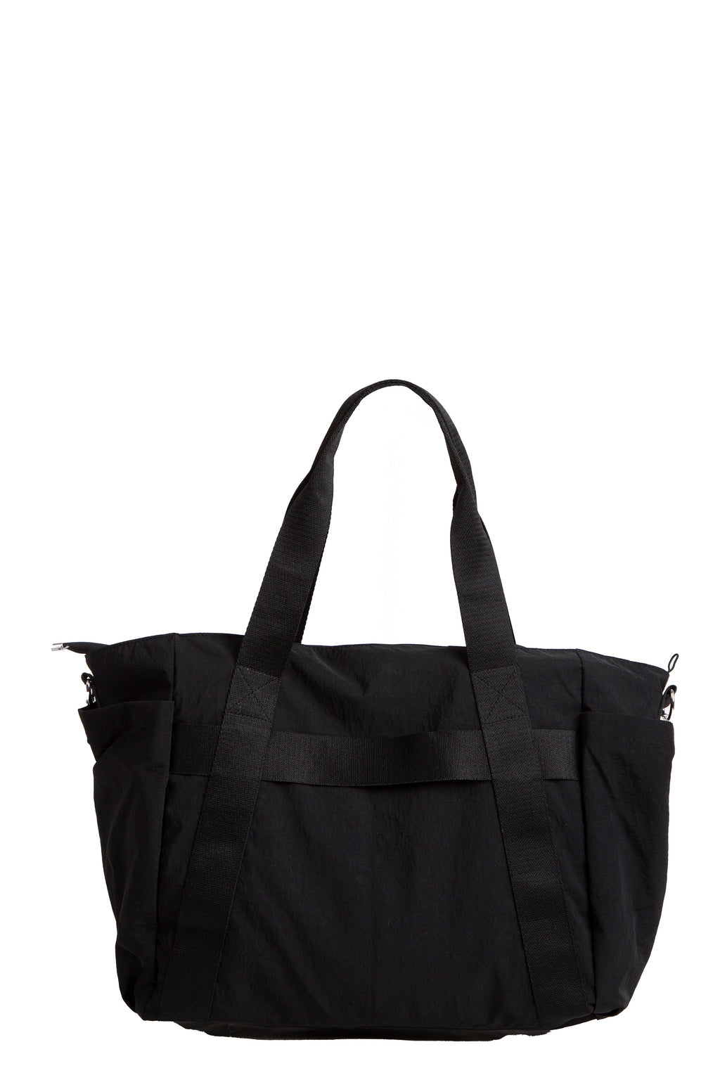SOLID COLOR CROSSBODY TOTE BAG
