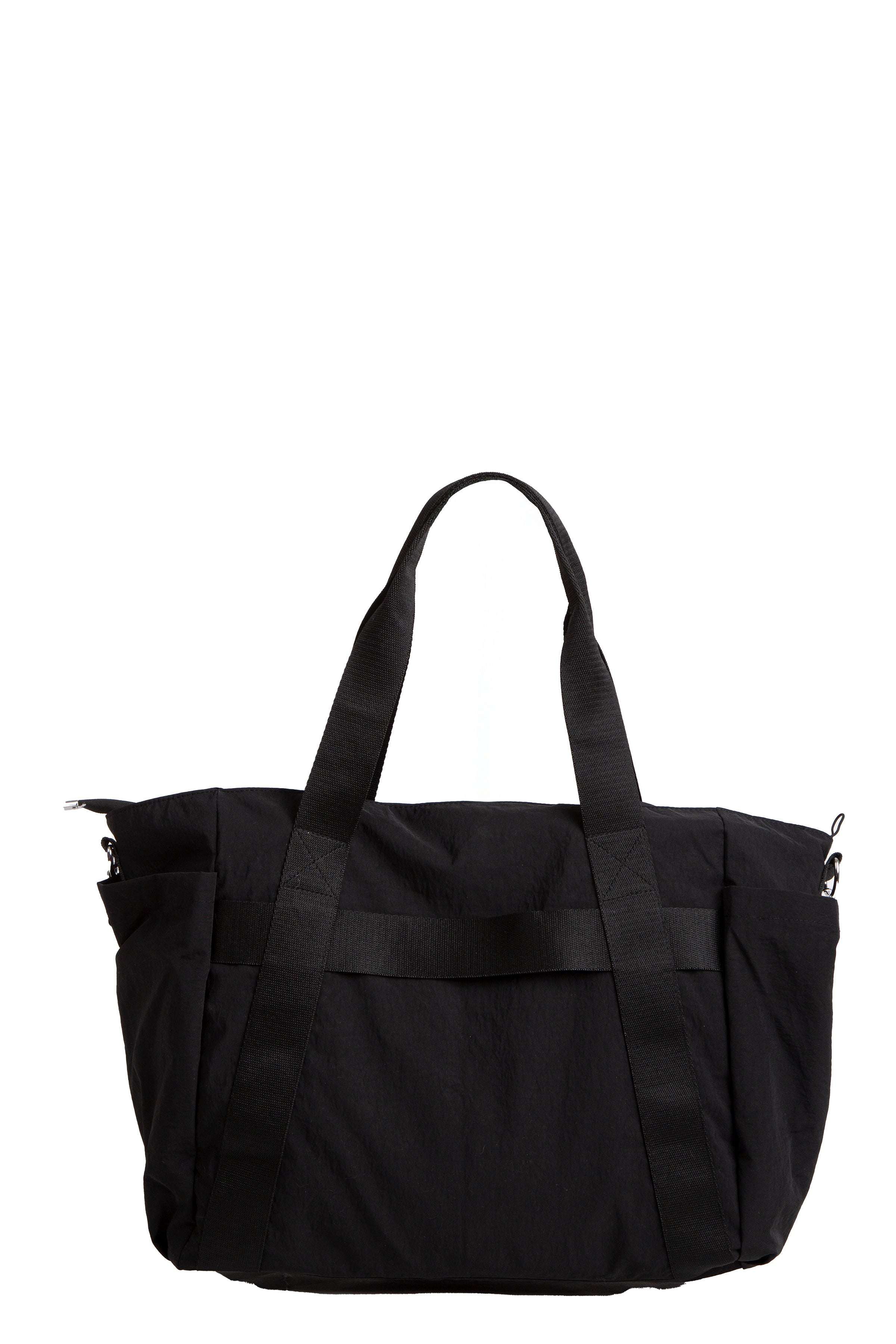 SOLID COLOR CROSSBODY TOTE BAG