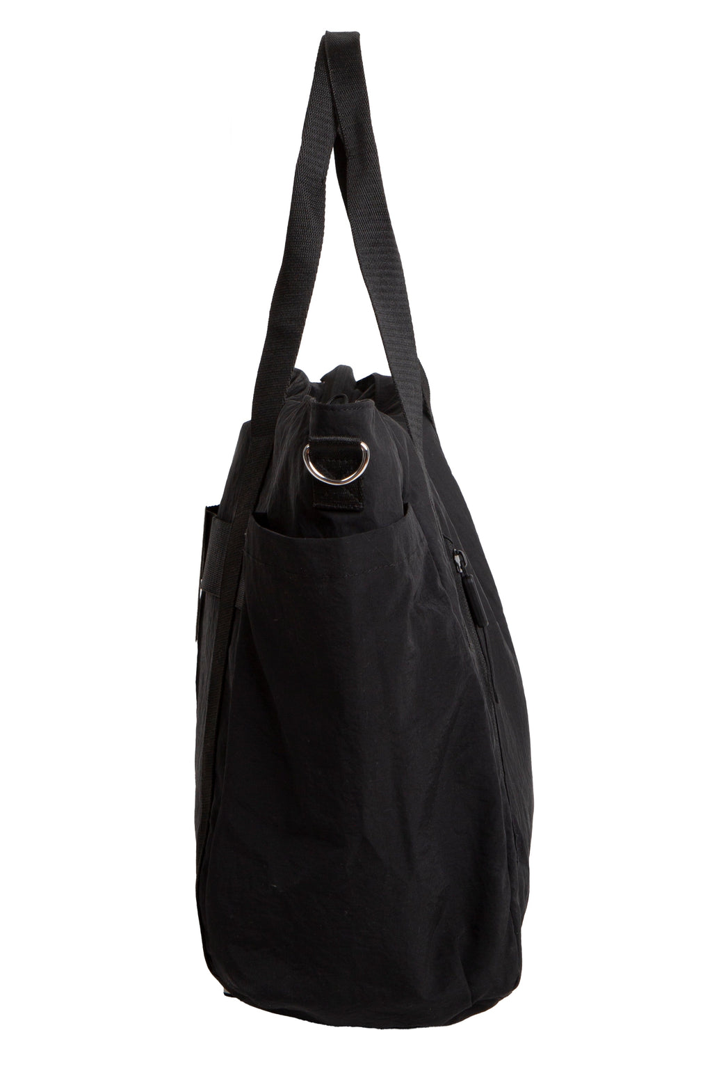 SOLID COLOR CROSSBODY TOTE BAG