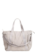 SOLID COLOR CROSSBODY TOTE BAG