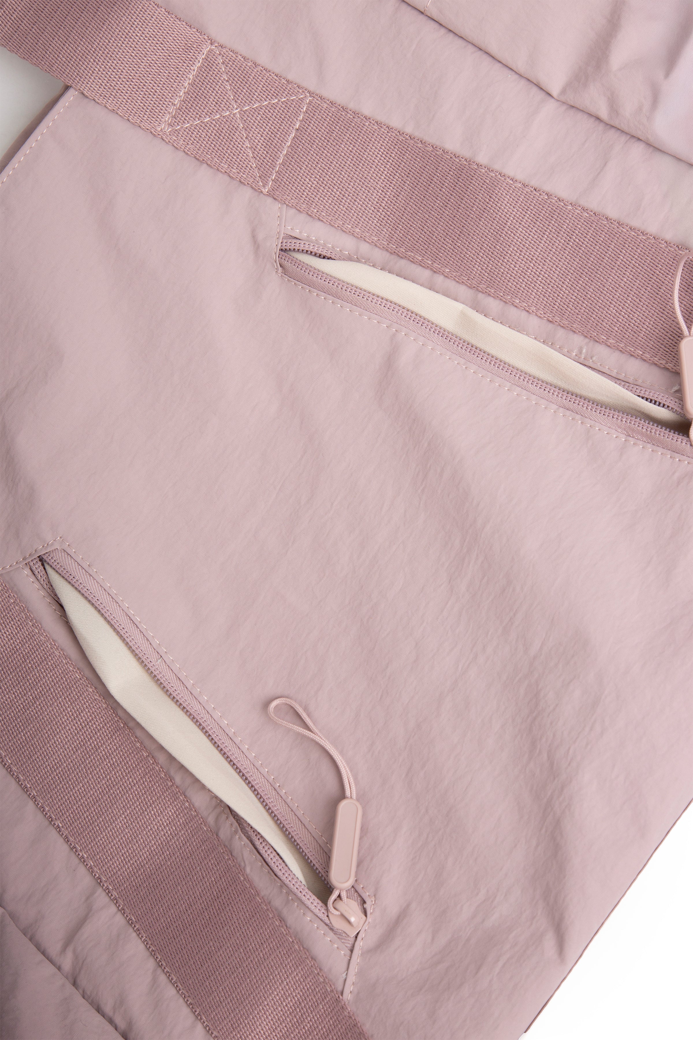SOLID COLOR CROSSBODY TOTE BAG