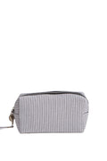 STRIPED PATTERN TRAVEL POUCH