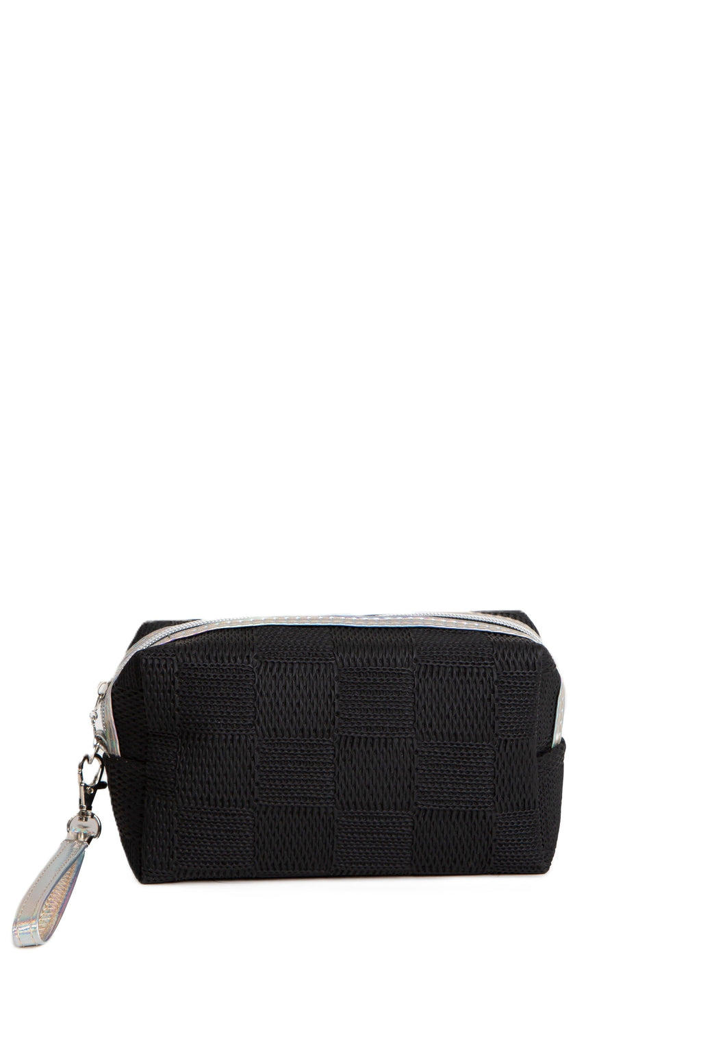 HOLOGRAPHIC & SOLID COLOR TRAVEL POUCH