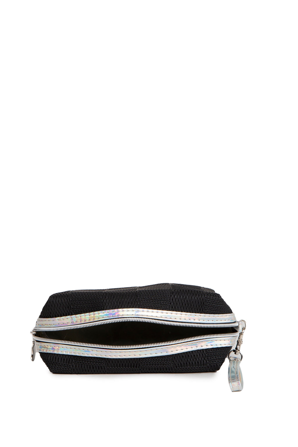 HOLOGRAPHIC & SOLID COLOR TRAVEL POUCH
