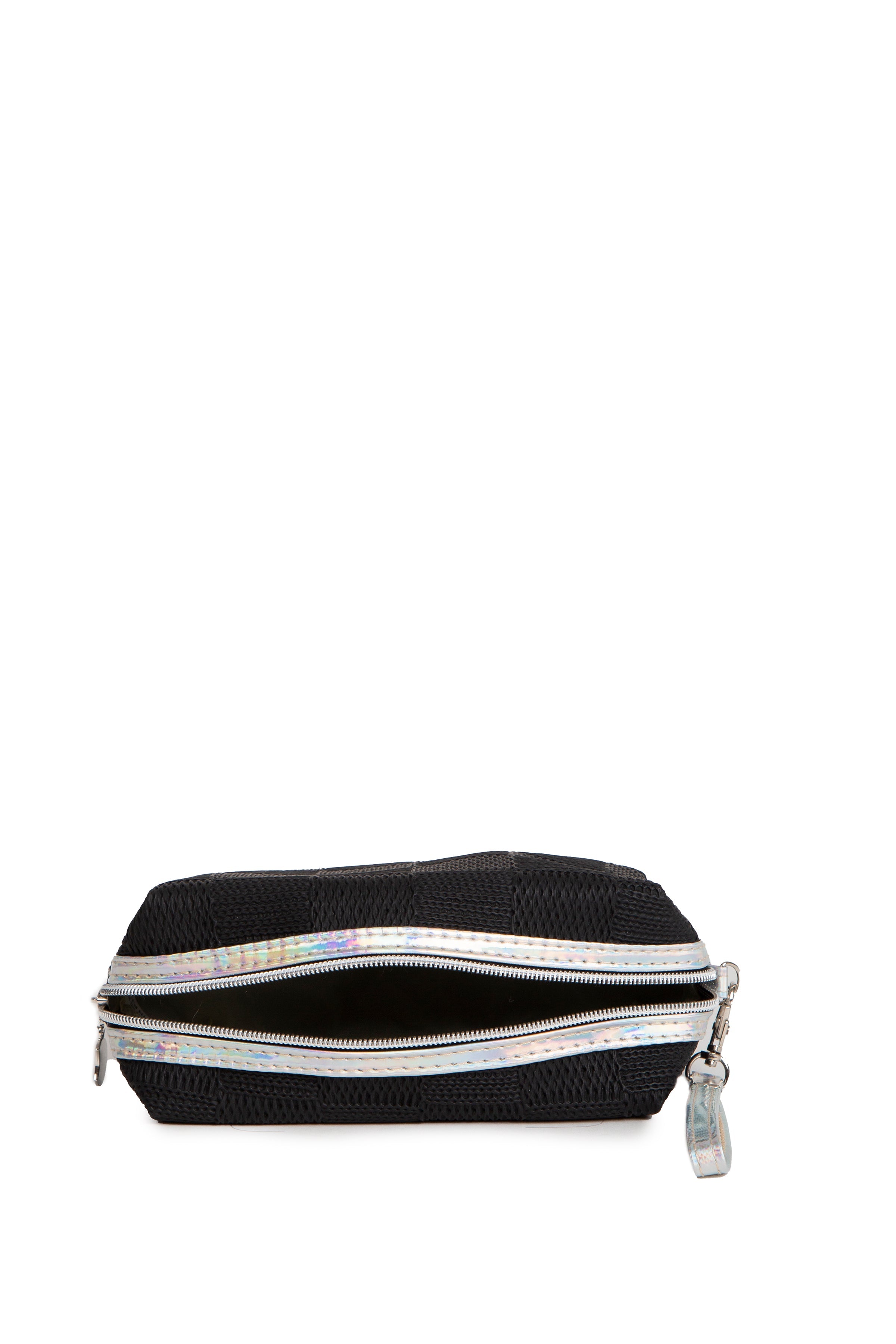 HOLOGRAPHIC & SOLID COLOR TRAVEL POUCH