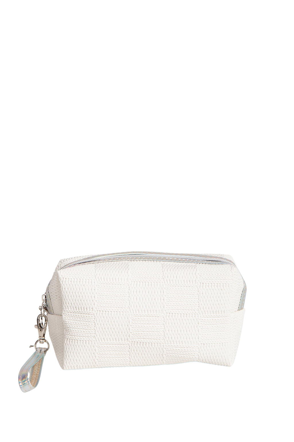 HOLOGRAPHIC & SOLID COLOR TRAVEL POUCH