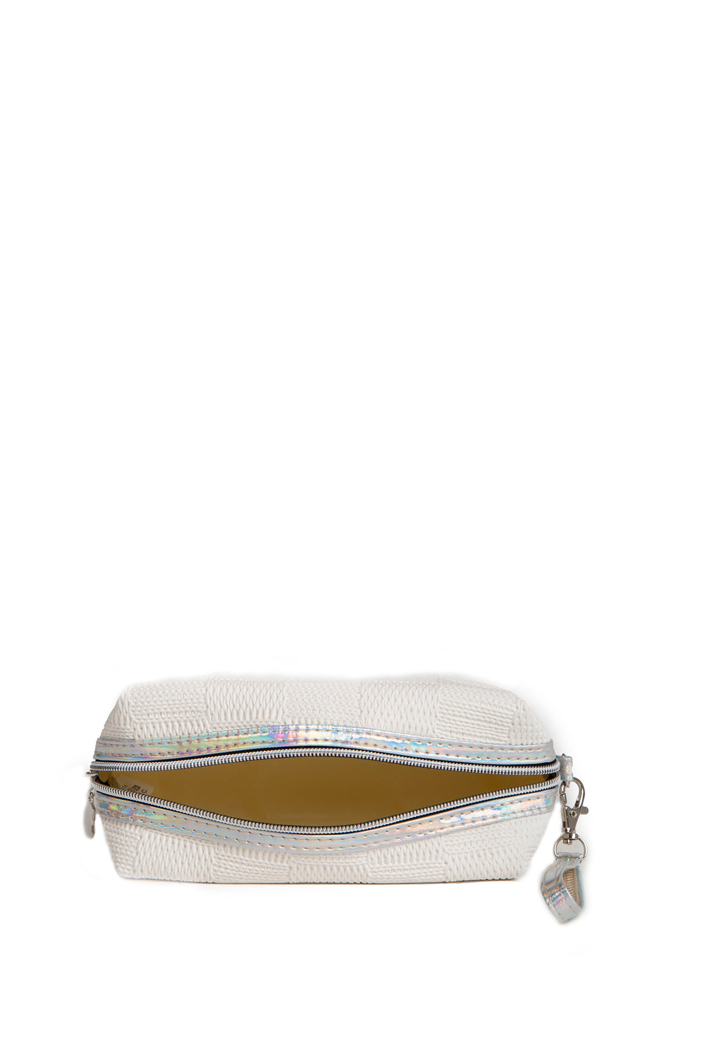 HOLOGRAPHIC & SOLID COLOR TRAVEL POUCH
