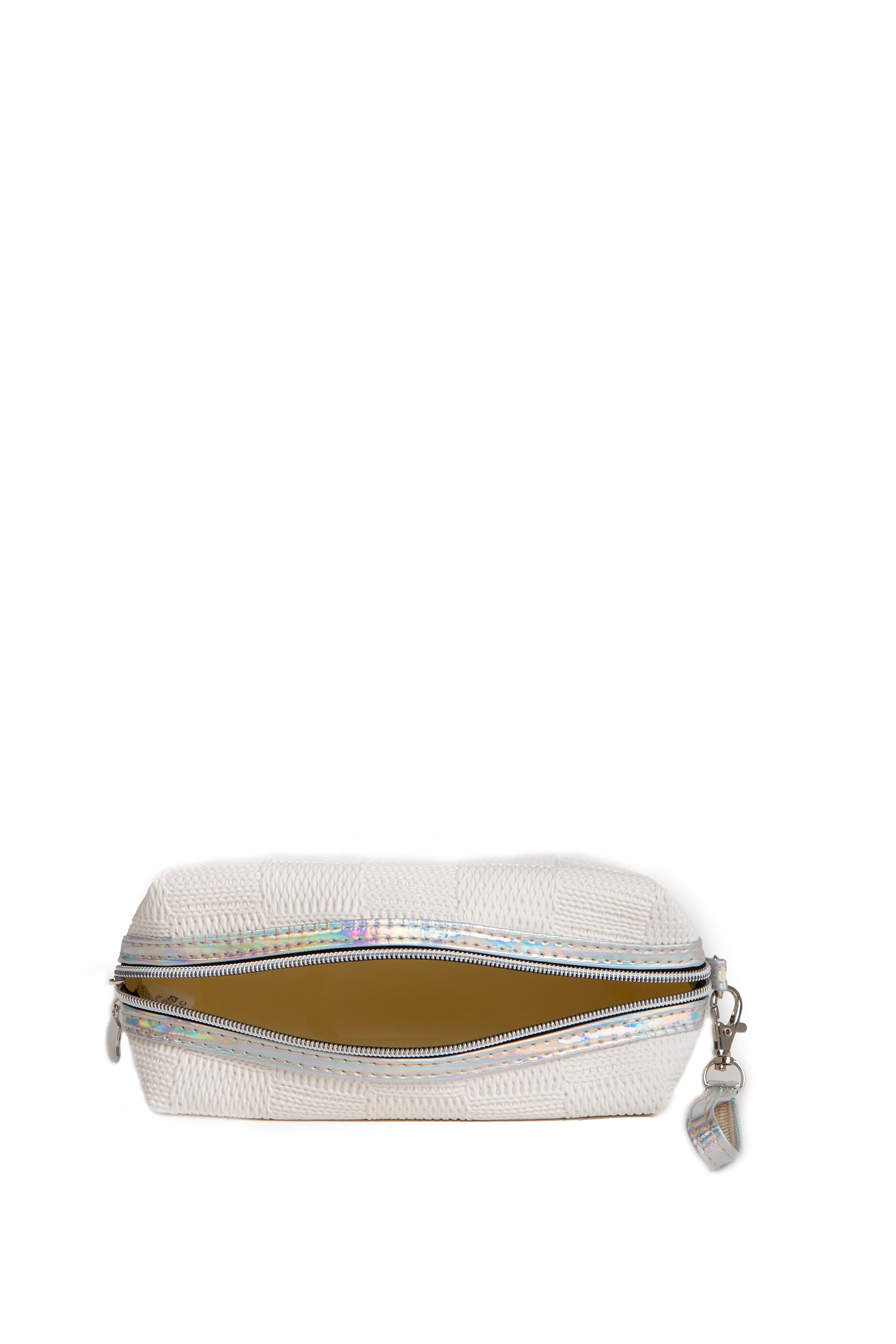 HOLOGRAPHIC & SOLID COLOR TRAVEL POUCH