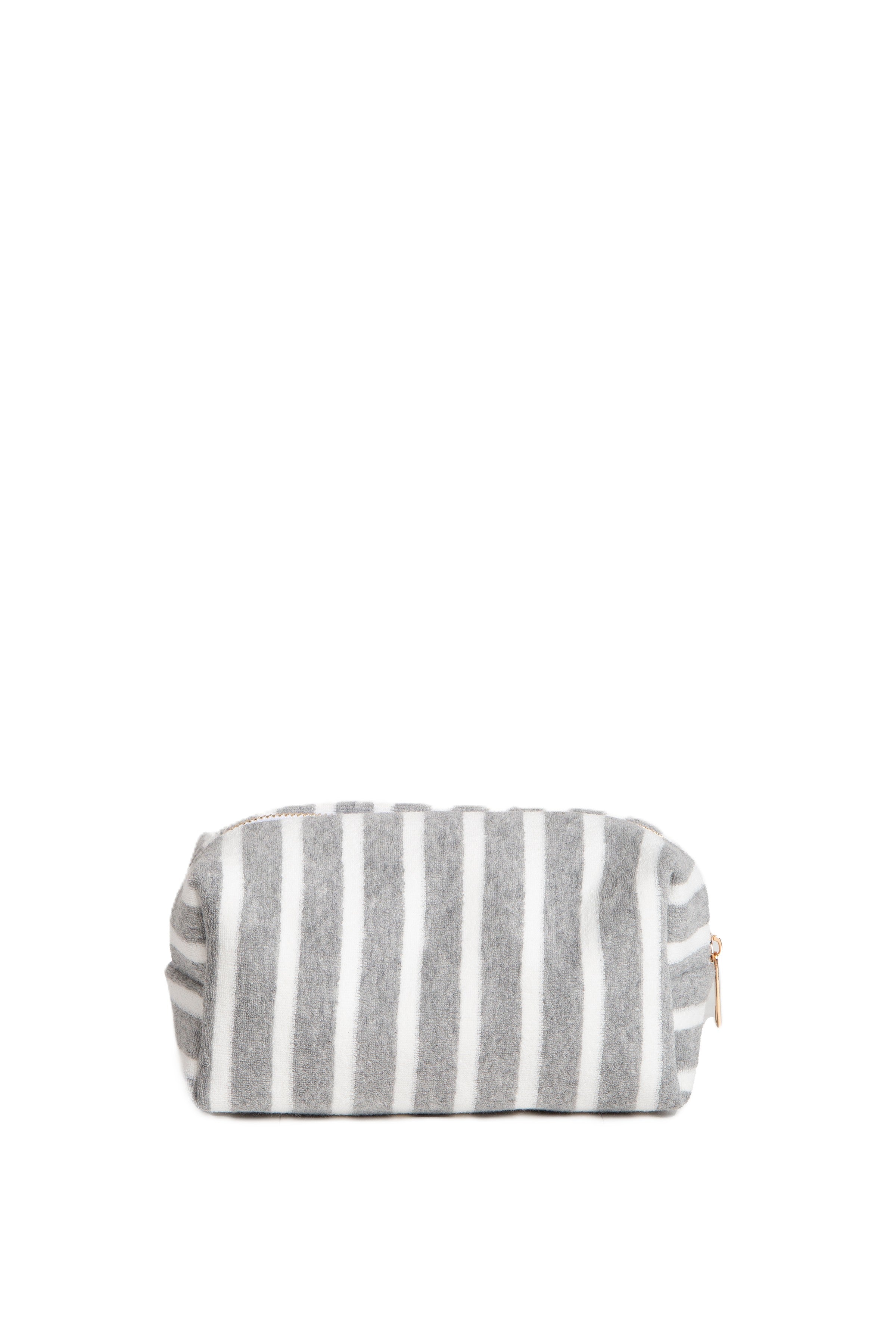 STRIPED PATTERN TRAVEL POUCH