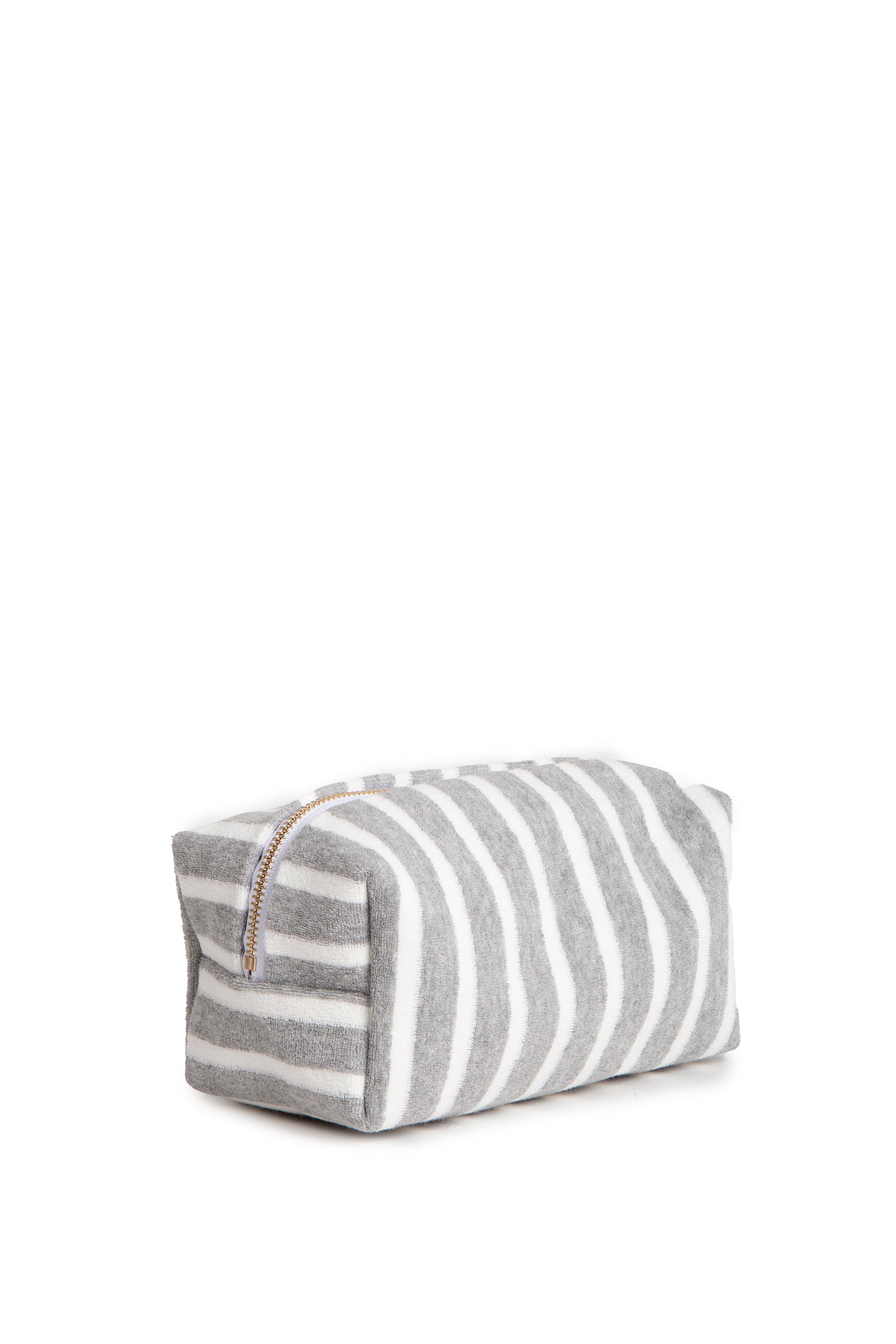 STRIPED PATTERN TRAVEL POUCH
