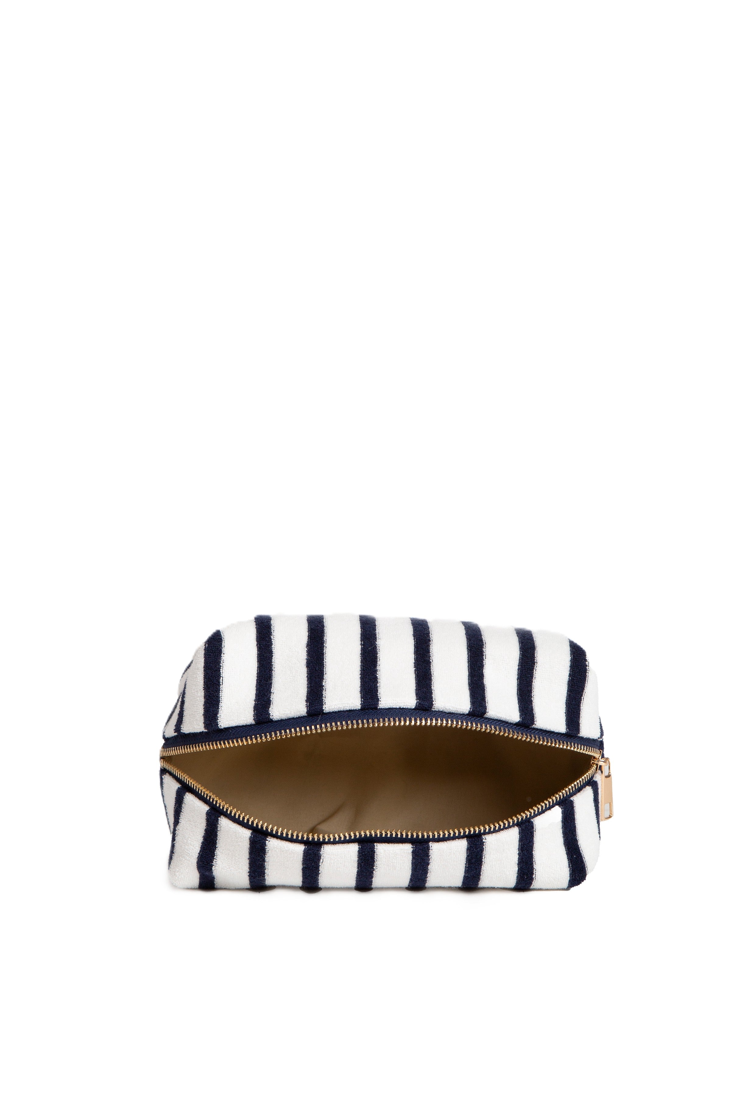 STRIPED PATTERN TRAVEL POUCH