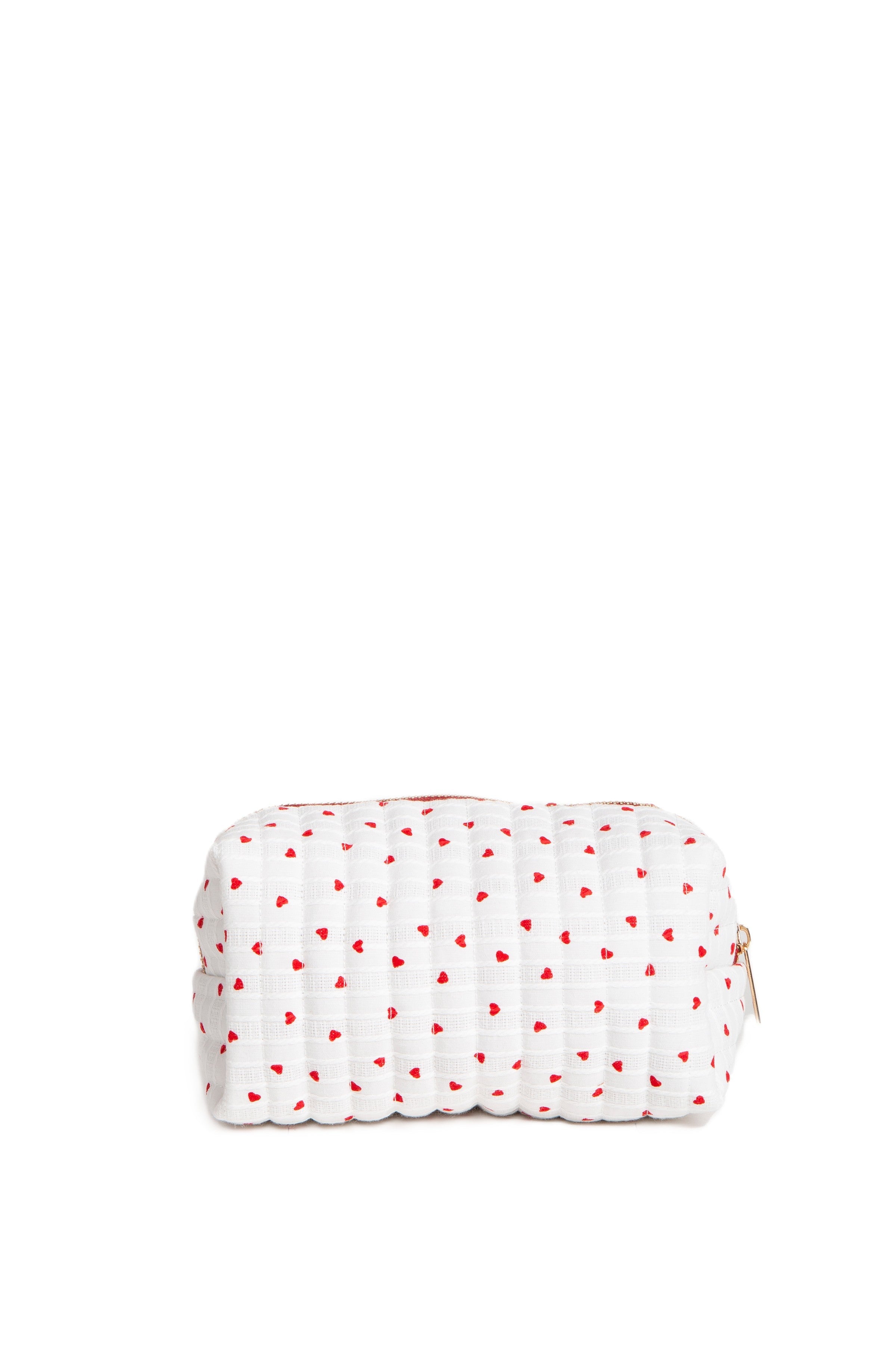 HEART PATTERN TRAVEL POUCH