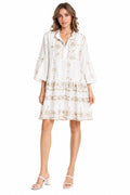 FLORAL PATTERN COVER-UP DRESS