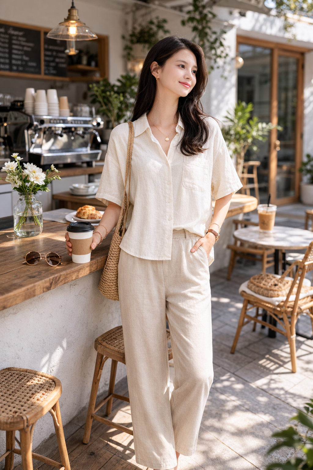 SOLID COLOR & STRIPED PATTERN SHIRT - 6 pc pack
