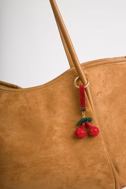 CHERRY KEYCHAIN/BAG CHARM