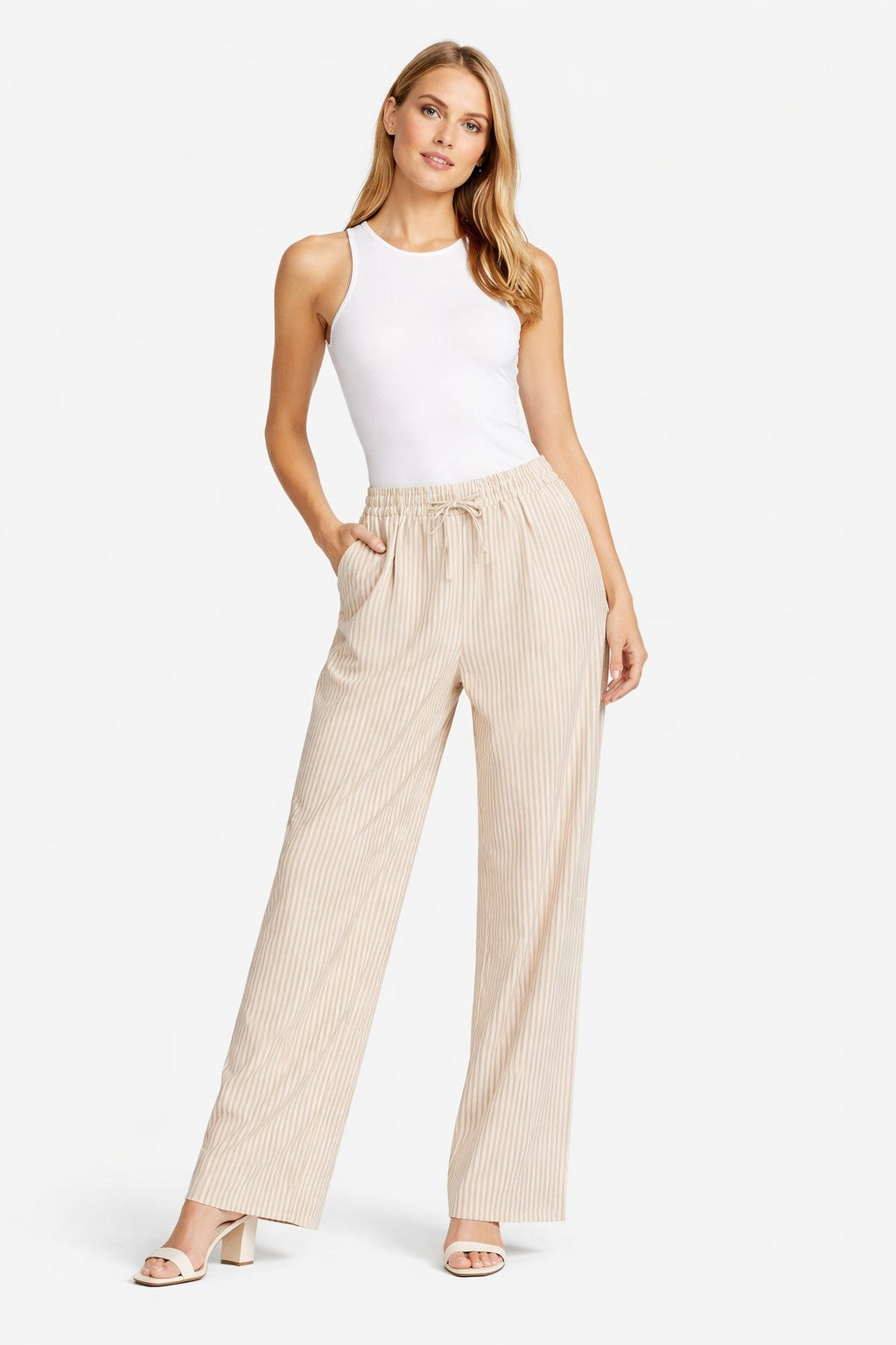 STRIPED PATTERN PANTS - 6 pc pack