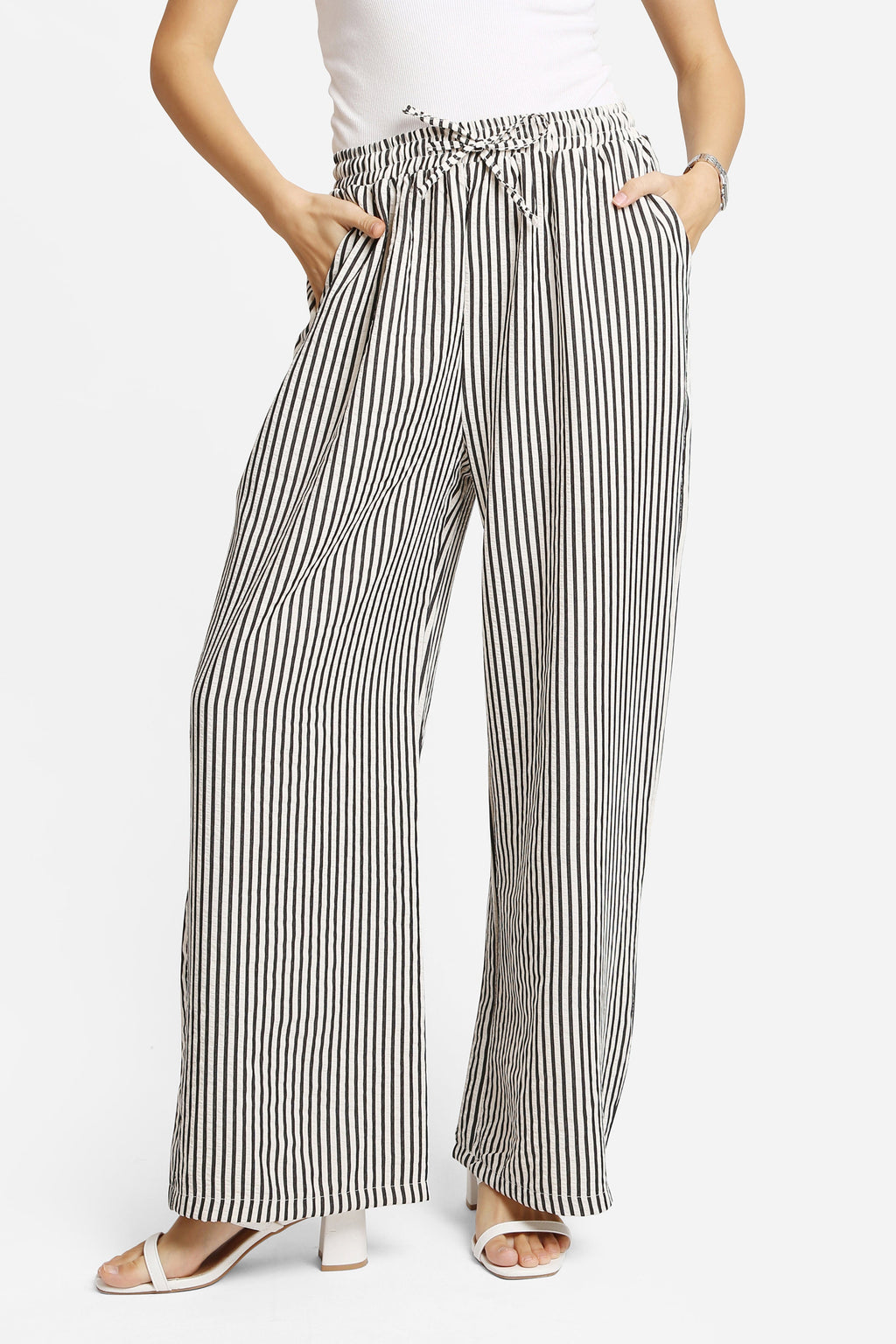STRIPED PATTERN PANTS - 6 pc pack