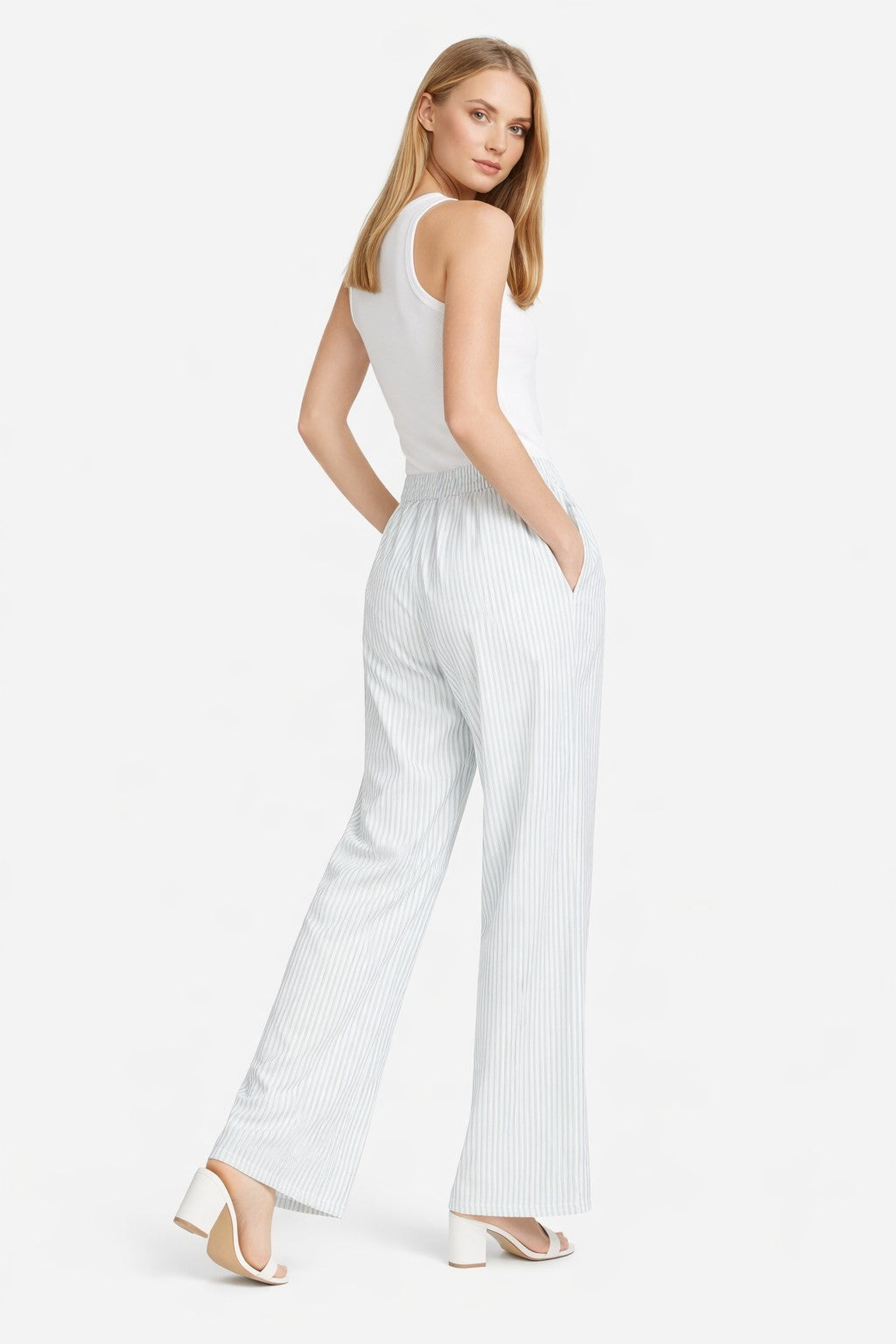 STRIPED PATTERN PANTS - 6 pc pack