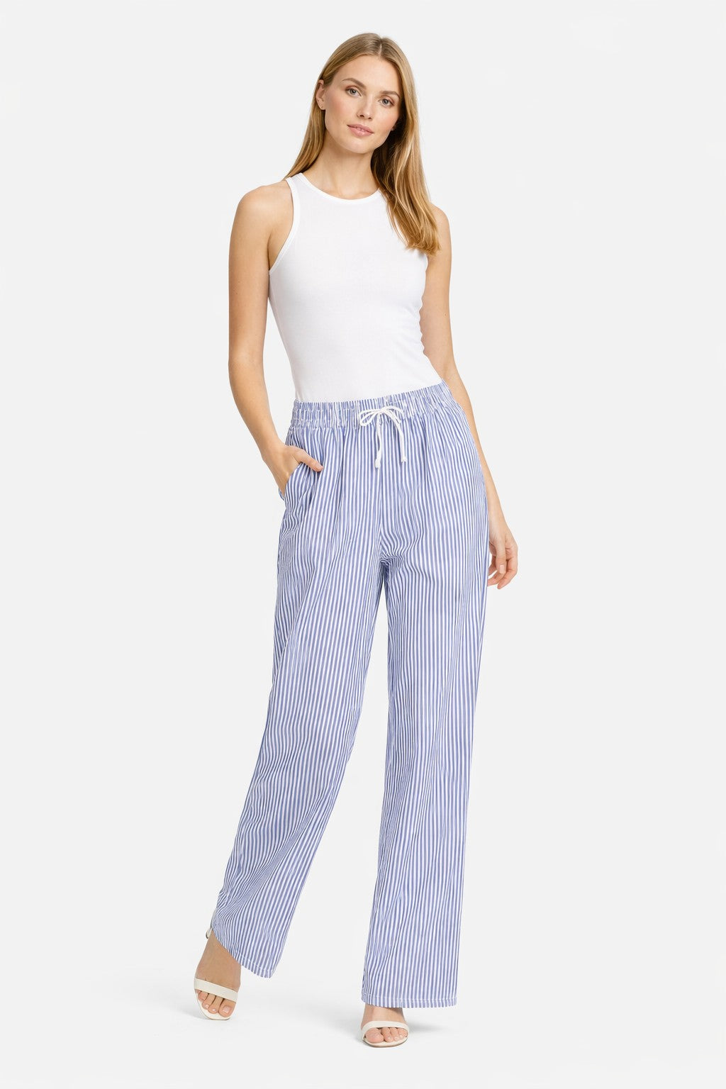 STRIPED PATTERN PANTS - 6 pc pack