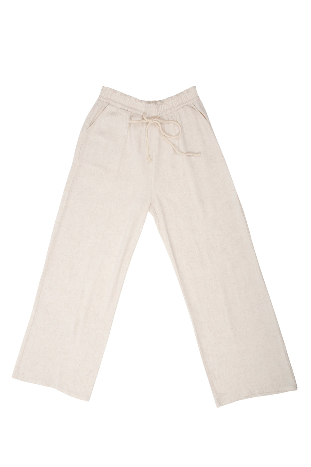 SOLID COLOR LINEN PANTS - 6 pc pack