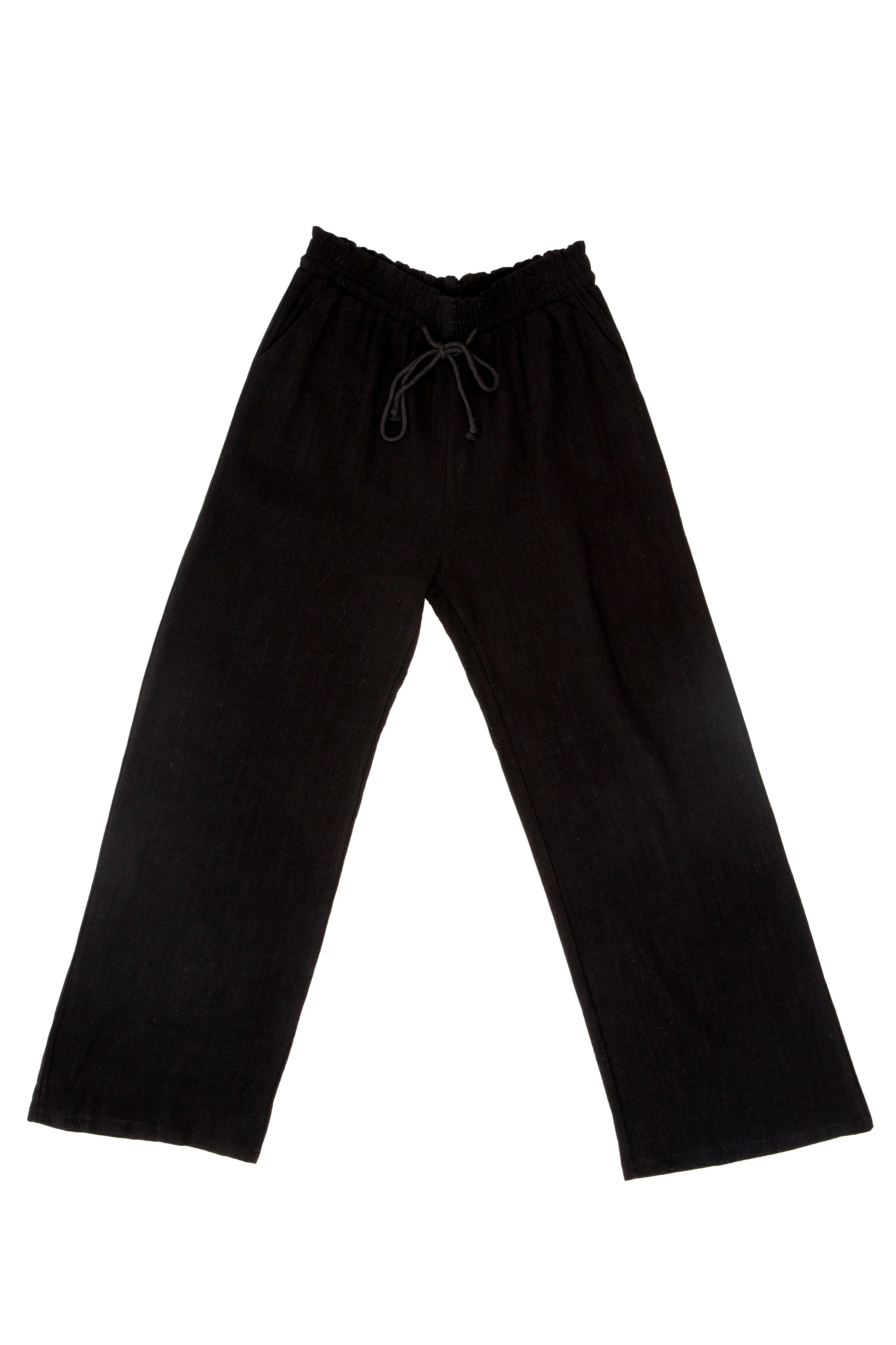 SOLID COLOR LINEN PANTS - 6 pc pack