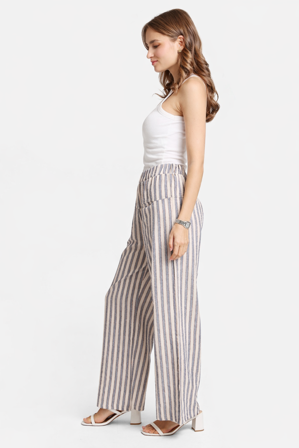 STRIPED PATTERN PANTS - 6 pc pack
