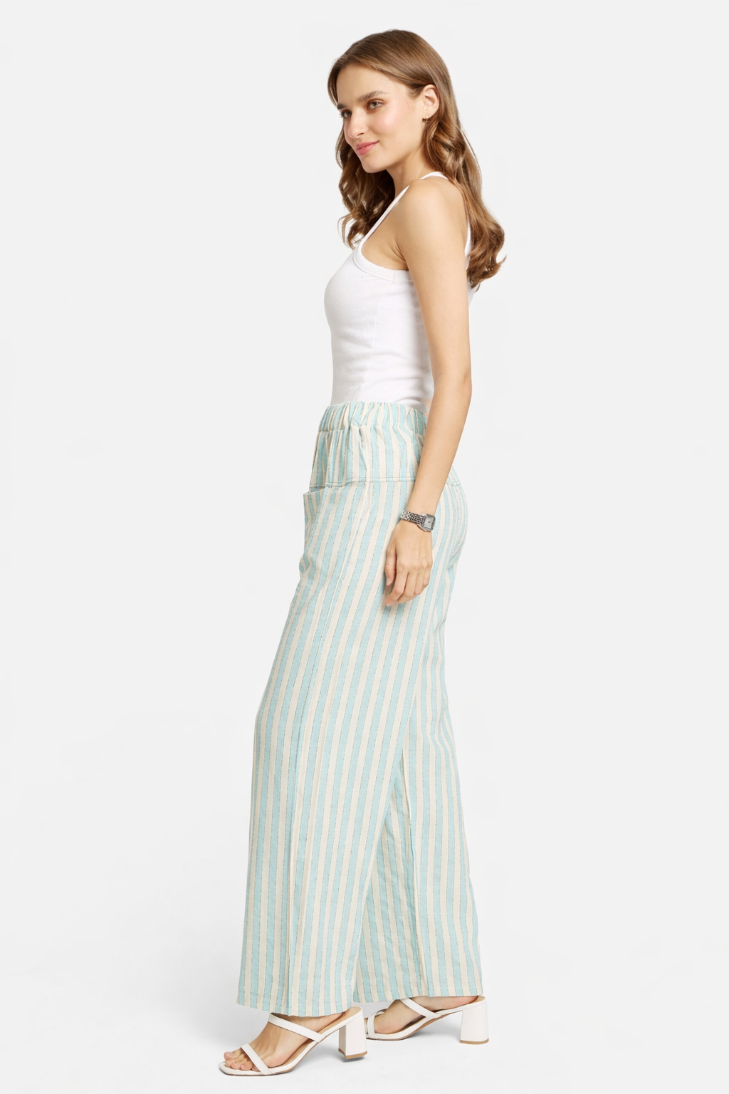 STRIPED PATTERN PANTS - 6 pc pack