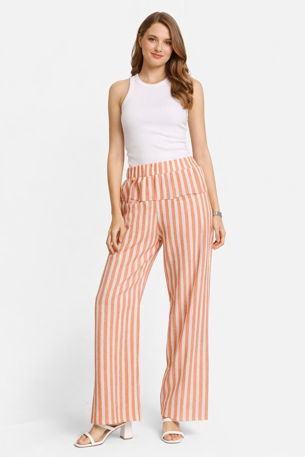STRIPED PATTERN PANTS - 6 pc pack