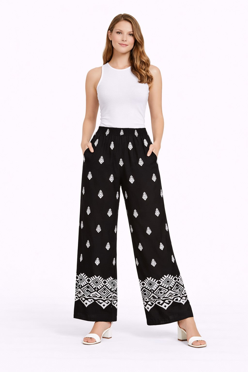BOHO PATTERN PANTS - 6 pc pack