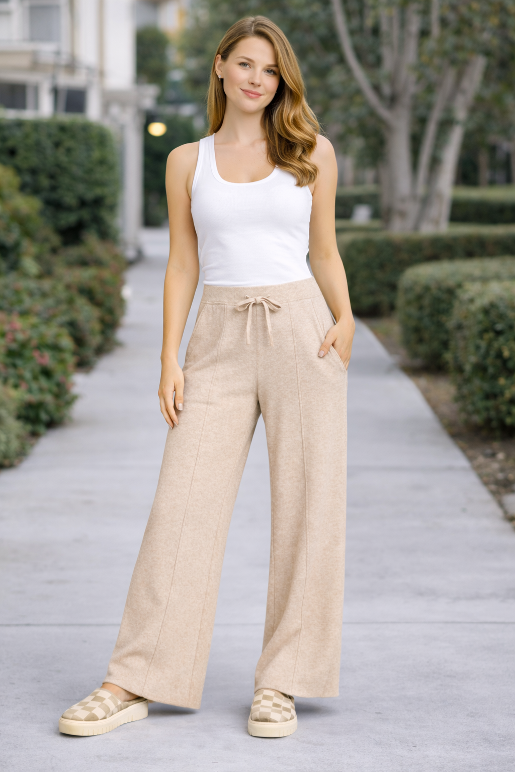 SOLID COLOR PANTS