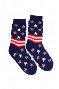 AMERICAN FLAG PATTERN SLIPPER SOCKS SOCKS