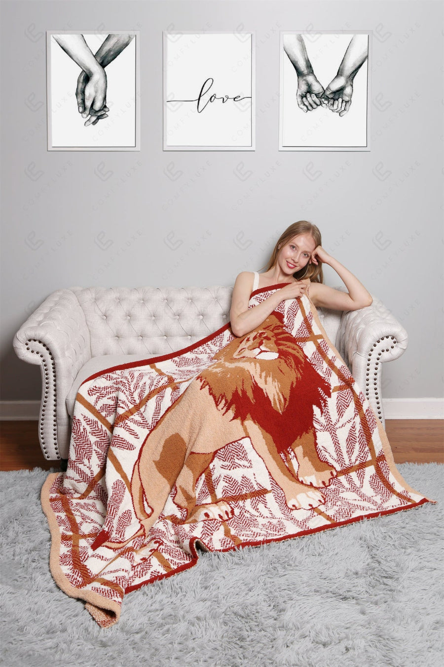 Jcl4301 Throw Blankets