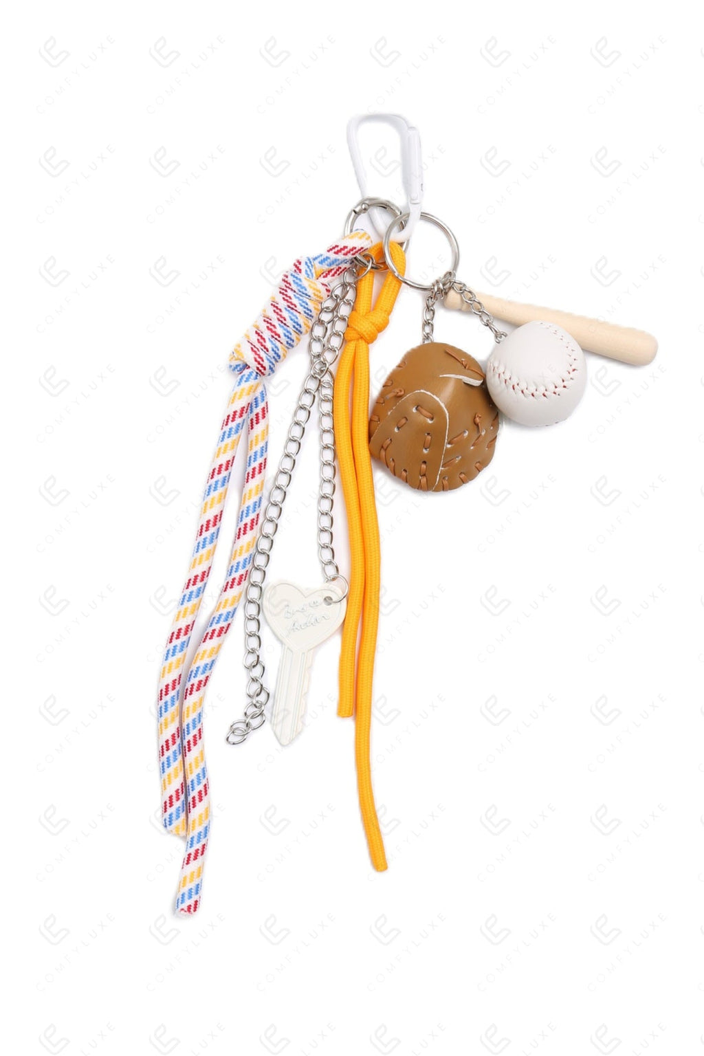 BASEBALL KEYCHAIN/BAG CHARM CAMEL KEYCHAINS