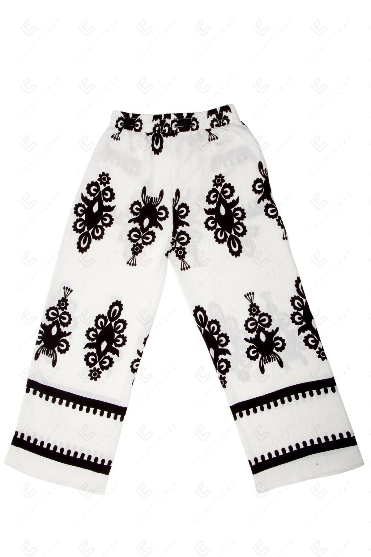 BOHO FLORAL PATTERN PANTS APPAREL