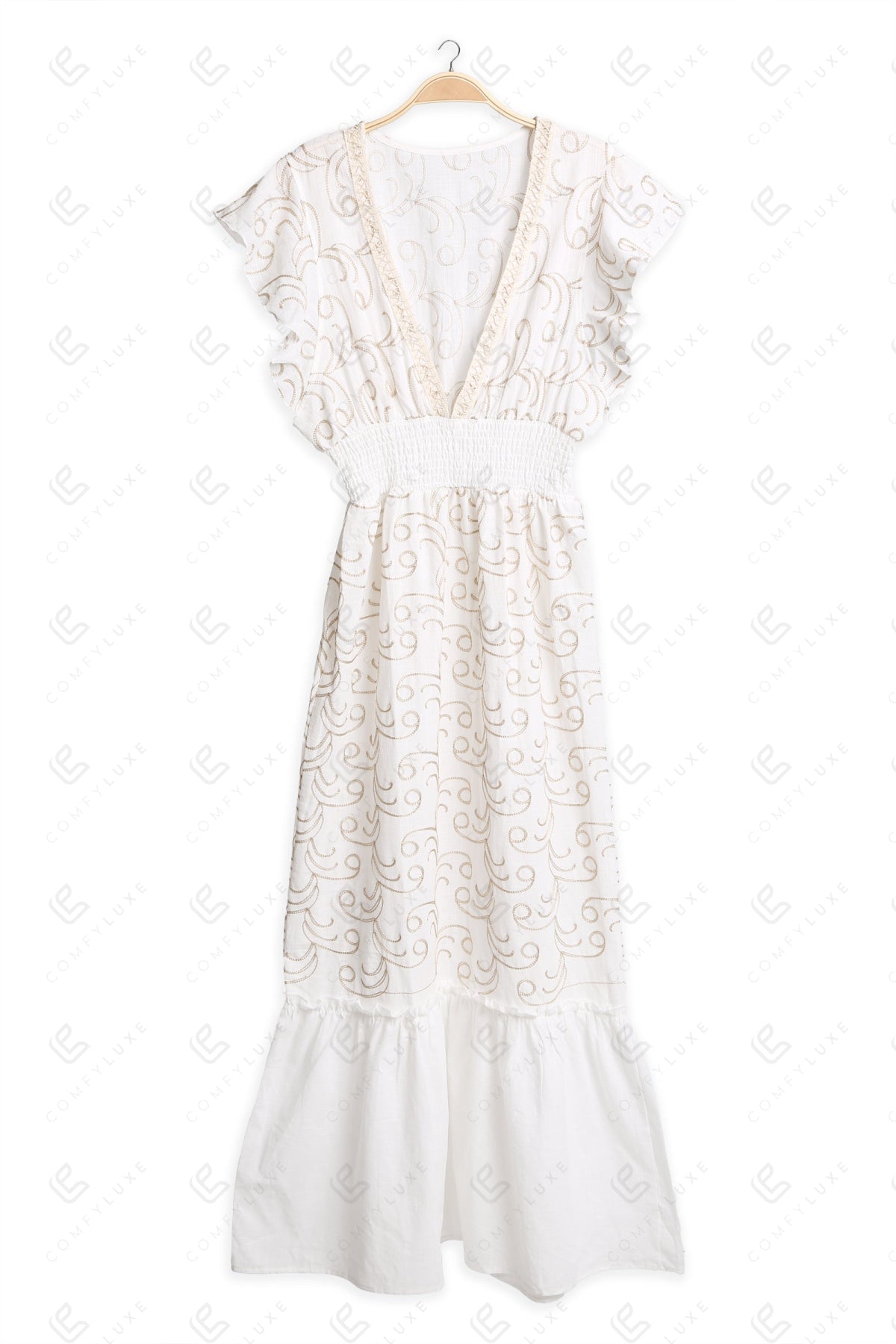 JP6006 WHITE/BEIGE APPAREL