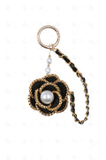 CAMELLIA KEYCHAIN/BAG CHARM BLACK KEYCHAINS