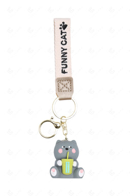 CAT KEYCHAIN/BAG CHARM KEYCHAINS