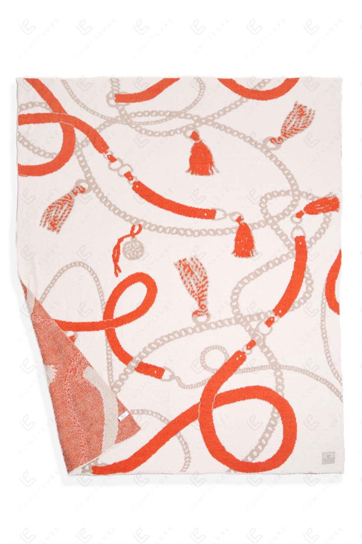 Jcl6019 Ivory Throw Blankets
