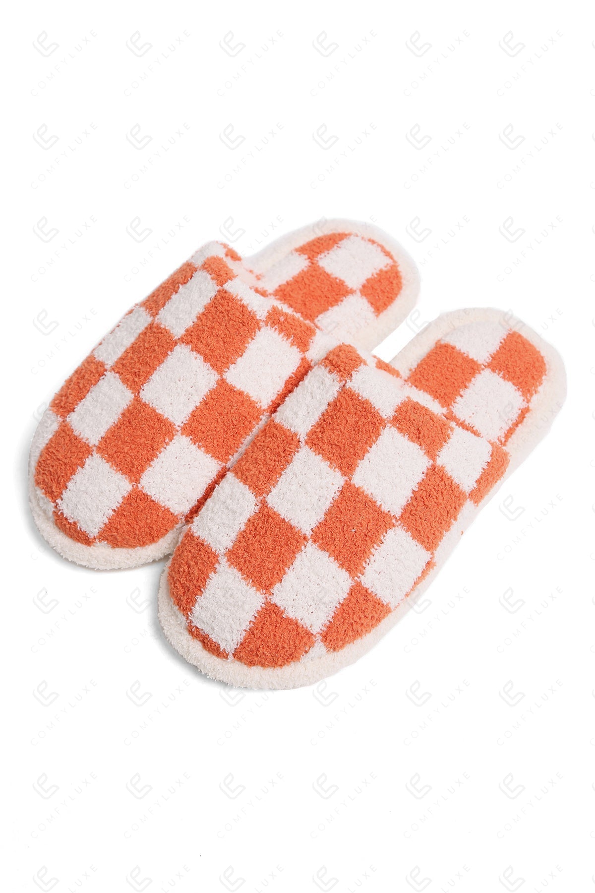 CHECKERED PATTERN SLIPPERS SLIPPERS/SLIDES