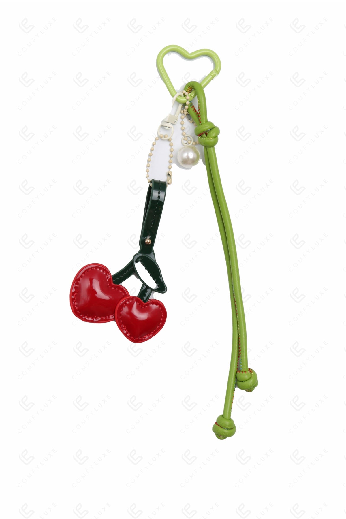 CHERRY KEYCHAIN/BAG CHARM RED KEYCHAINS